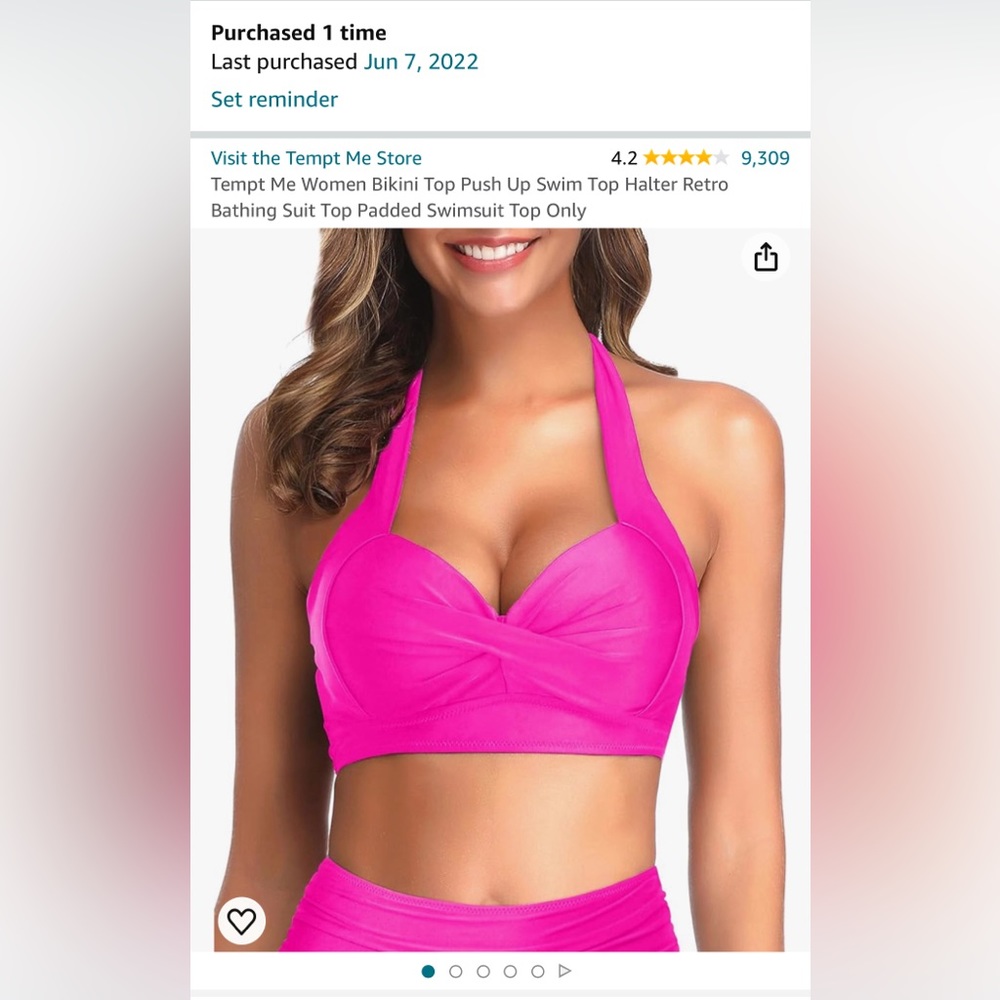 Tempt Me Swim Halter Top